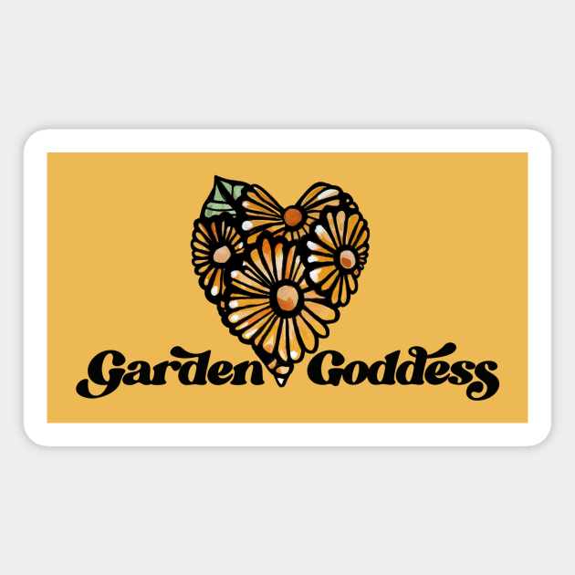 Garden Goddess Magnet by bubbsnugg